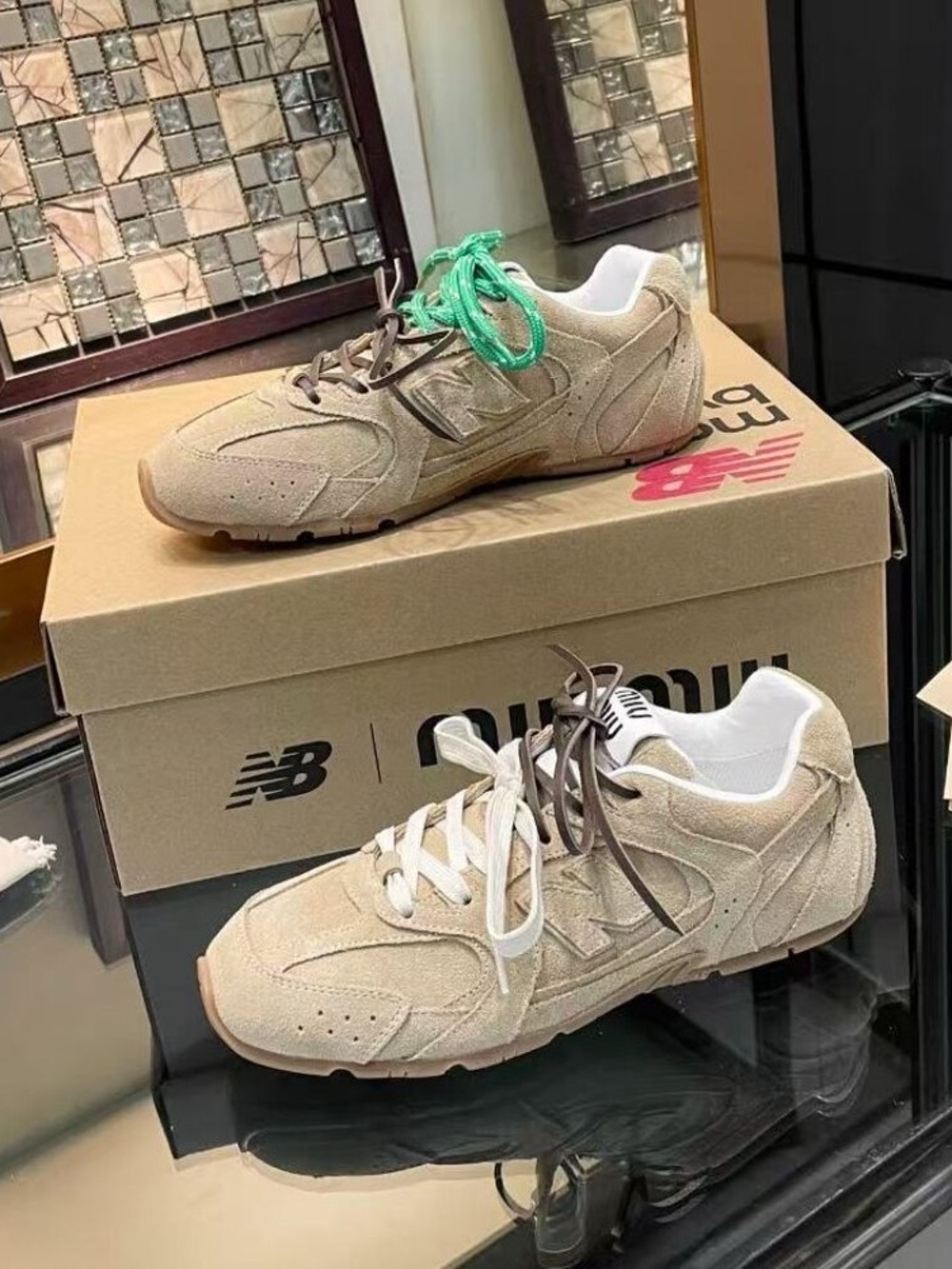 Miu Miu x New Balance 530 SL Sneakers